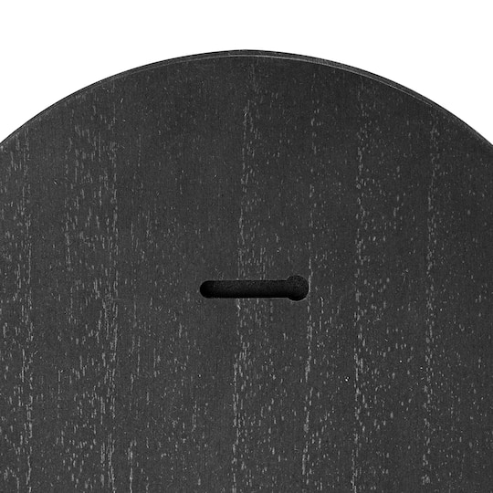 American Art Decor Lunar Ledges Wall shelf in Black - 23.75" x 14"